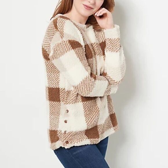 Cuddl Duds Cloud Fleece Pullover Top - Picture 3 of 5